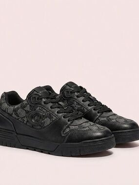 NWT Coach Black Crystal Signature Soho Sneakers